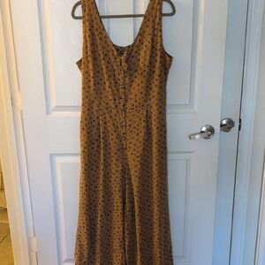 Toad&Co Brown Floral Jumpsuit